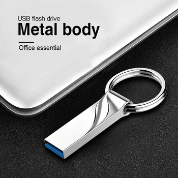 USB Мини флаш памет 32 GB 64 GB 128 GB високоскоростен дръжка USB2.0 метал водоустойчив карта с памет за бизнес подаръци
