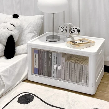 Уникални пластмасови шкафчета в скандинавски стил, модерен кутия за съхранение, шкаф за съхранение в спалнята, страничен шкаф, маса De Chevet Furniture WKNS