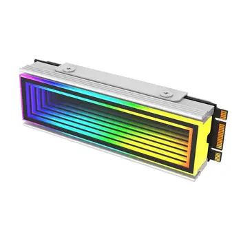 SSD Радиатор SSD Охладител Охладител За PC SSD Охлаждане DC 5 В Алюминиево-Магнезиева Сплав SSD Охладител Охладител С Ефективно Отопление
