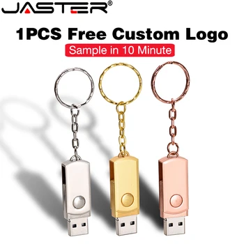 Розово-Златни USB Флаш памет от 64 GB Мини-Метална Писалка-Устройство за съхранение 32 GB Безплатно персонализирано Лого Карта 16 GB Silver Безплатен Ключодържател Memory Stick Подаръци
