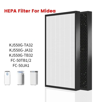 Комплект за подмяна на филтърните елементи За Пречистване на въздуха Midea KJ550G-TA32/KJ550G-JA32/KJ550G-TB32/FC-50TB1/2FC-50JA1