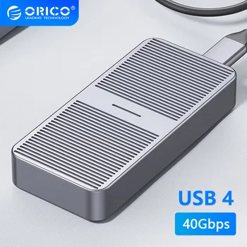 ORICO Външен HD SSD Корпус 40 gbps M. 2 NVMe Корпус USB Type C 3,0 Thunderbolt 3/4 USB4 Твърд диск, Кутия за съхранение