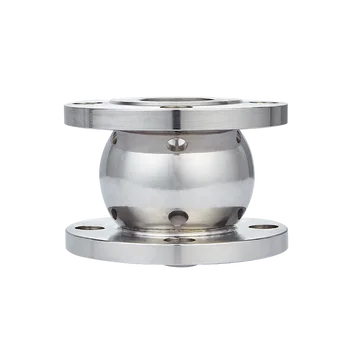 Сферична клапан Keda 304 неръждаема стомана 316L санитарен клас без отрицателно налягане едностранно заглушающий фланец за изключване на звука