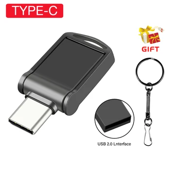 USB Флаш дискове, TYPE-C 64 GB OTG Високоскоростна Флаш-памет 32 GB 2 в 1 Мини-карта памет Реалния обем на паметта 16 GB Креативен Подарък