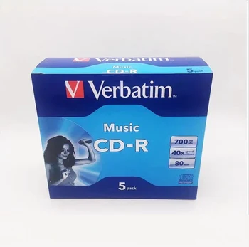 Дословные музикални CD-R дискове 80мин 700 MB 52X 5шт/кутия