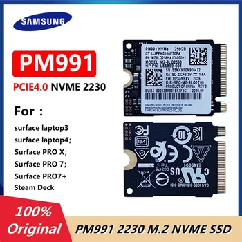 Samsung PM991 1 TB 512 GB 256 GB M. 2 2230 SSD NVMe Вътрешен Твърд диск PCIe 3,0x4 За Microsoft surface Steam Deck