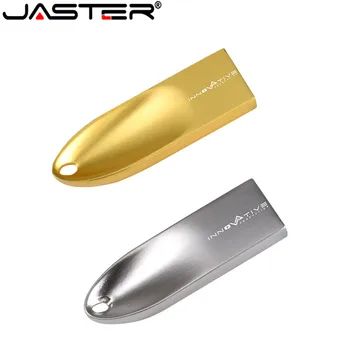 JASTER USB 2.0 hot нови сребристо-метална стик de Alta Velocidade флаш памет 4 GB 16 GB 32 GB 64 GB usb флаш памет с логото на клиента