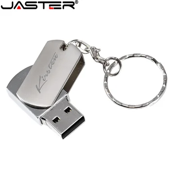 ЛОГО JASTER на поръчка USB Метален мини оригинален флаш памет 128 GB, 64 GB, 32 GB, 16 GB 8 GB от 4 GB USB флаш памет Персонализирани U