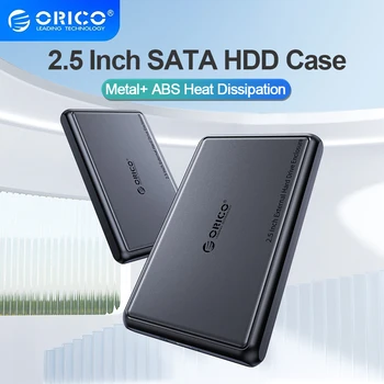 ORICO 2,5-Инчов Външен Корпус на твърдия диск 5 gbps SATA до Type-C на Корпуса на твърдия диск за SSD HDD PC Лаптоп Метал + Корпус от ABS-пластмаса Отвеждане на топлината