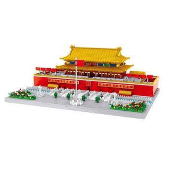 Дворец, архитектура на храма, микромодель, градивен елемент, квадратни тухли, играчки за 