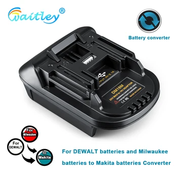 Адаптер за батерии, съвместими с DEWALT или Milwaukee, за смяната на батерии Makita Аксесоари за електрически инструменти MAKITA заместват Bl1850