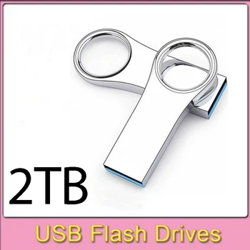 Стик 2 TB USB Флаш Памети 1 TB високоскоростна Флаш-Памет и 2 TB Cle Usb Memory 512 GB Карта, U Диск за ТЕЛЕВИЗИЯ на Компютъра, безплатно лого
