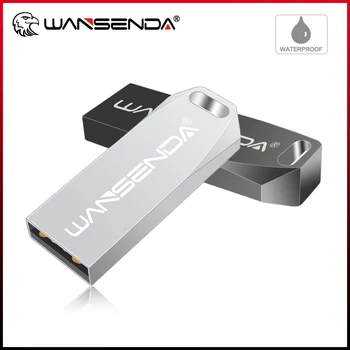 Нова флаш памет WANSENDA USB 2.0 32 GB Метален Флаш памет 64 GB 16 GB 8 GB от 4 GB Карта USB Memory Stick Водоустойчив Флаш памет