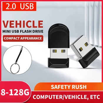 USB Флаш памет Mini Cool Bean 2.0 Високоскоростен 8 GB 16 GB 32 GB 64 GB 128 GB Cle USB 2.0 Флаш памет 64 GB 128 GB stylus pen 2.0-диск