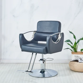 Фризьорски стол за подстригване в салон Лекота Регулируема стол за салон за красота, фризьорски салон козметичен стол комфорт, мебели Sillas QF50BC