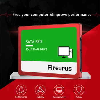 Червен SSD с 2.5-Инчов SATA3 128 GB, 256 GB, 512 GB HD 1 TB 500 MB/s. Вътрешен Твърд диск за Лаптоп Destops