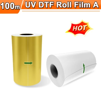 Прехвърляне на UV DTF филм A3 на филм A и B филм UV DTF принтер за Директен печат върху фолио, A върху Метал, Стъкло Дървена бутилка Прехвърляне на UV DTF филм AB