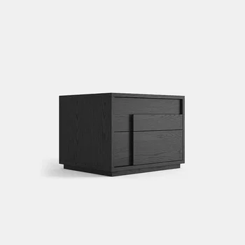 Италиански дървени нощни шкафчета, шкаф за съхранение на козметика, дизайн на малко пространство, малка странична масичка, минималистичная проста мебелите за дневна