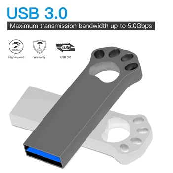 USB 3.0 флаш-памет и 128 GB 64 GB 32 GB 16 GB 8 GB от 4 GB Метална писалка-Устройство Стик 128 64 32 16 8 GB USB3.0 Флаш памет Cle USB устройство